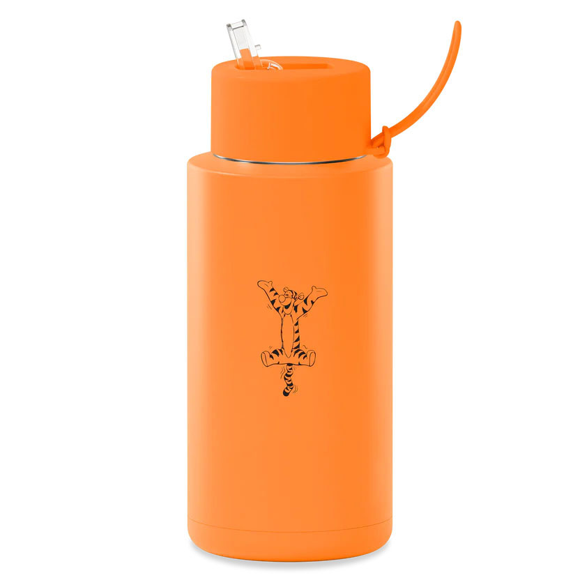 frank green Disney 34Oz Ssc Bottle - Straw Lid Orange - Tigger